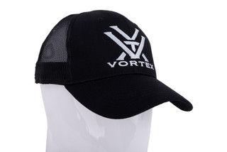 Vortex Optics Logo Cap in Black has a mesh back.